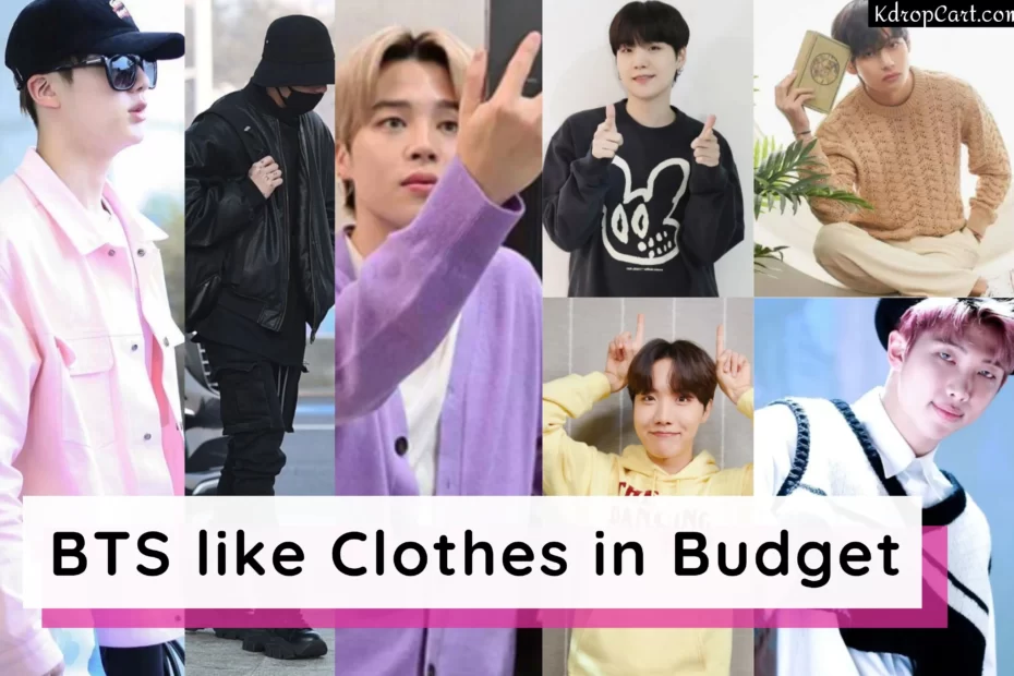 BTS Members fashion type